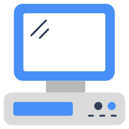 Desktop computer icon