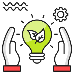 Eco bulb icon