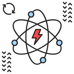 energia atômica Ícone