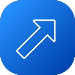 Up right arrow icon