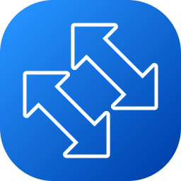 Left and right arrows icon