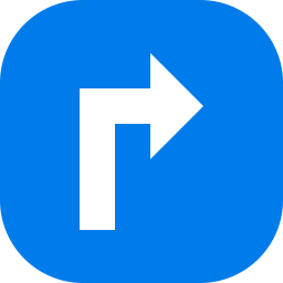 Turn right  icon