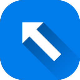 Up left arrow icon