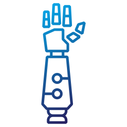 Robot arm icon