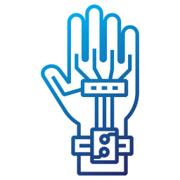 Wired gloves icon