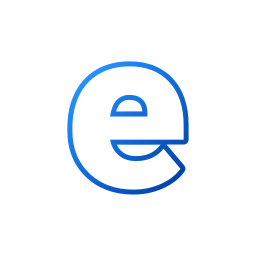 Letter e icon