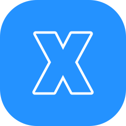 Letter x icon