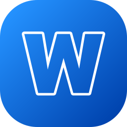 Letter w icon