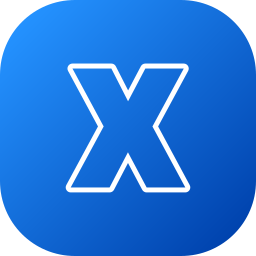 Letter x icon