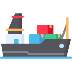 Cargo ship icon