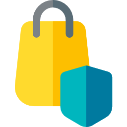 Secure shopping icon