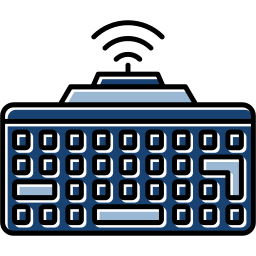 kabellose tastatur icon