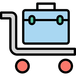 Hand truck icon