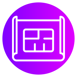 Construction plan icon