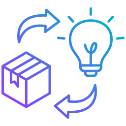 innovazione di prodotto icona