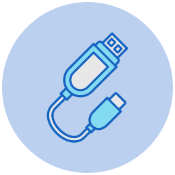 USB cable icon