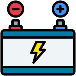 batteria in carica icona