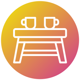 Tea table icon