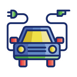 elektrisches fahrzeug icon