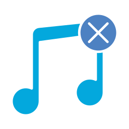 No music icon