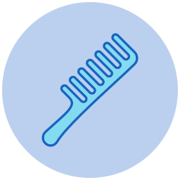 Hair comb icon