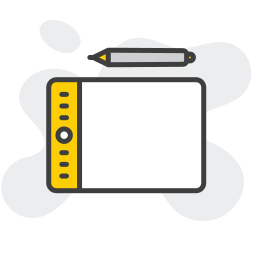 Graphic tablet icon