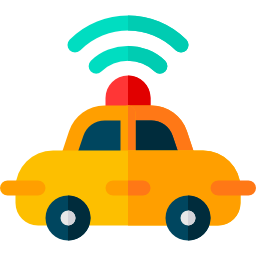 Autonomous car icon