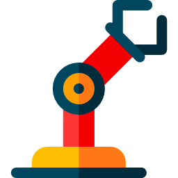 Robot arm icon