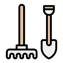 Gardening tools icon