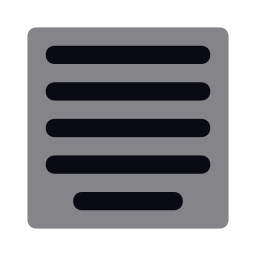 Justify paragraph icon