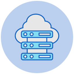 Cloud storage icon