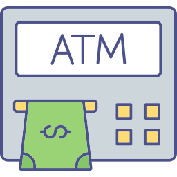 Atm machine icon