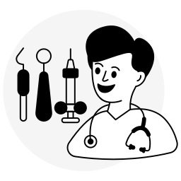 Medical tool icon