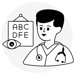 Eye test icon