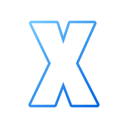 Letter x icon