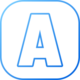 Letter A icon