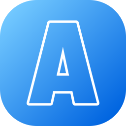 Letter A icon