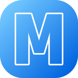 Letter m icon