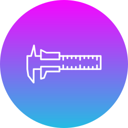 compasso de calibre vernier Ícone