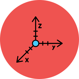 Coordinate axes icon