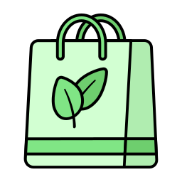 Eco bag icon