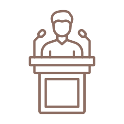 pressekonferenz icon