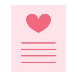 Marriage certificate icon