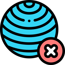 Yoga ball icon