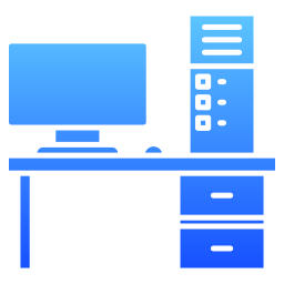 Desktop computer icon