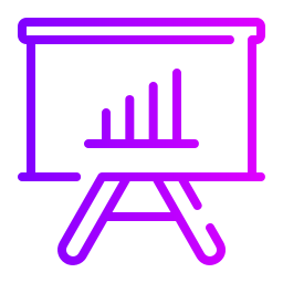 Business presentation icon