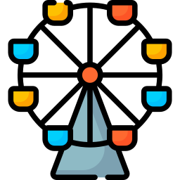 Ferris wheel icon