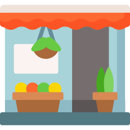 Flower shop icon