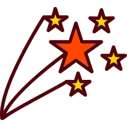 Shooting star icon