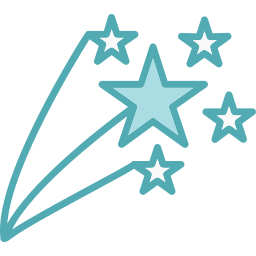 Shooting star icon